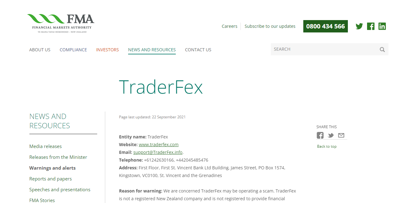 Traderfex Review
